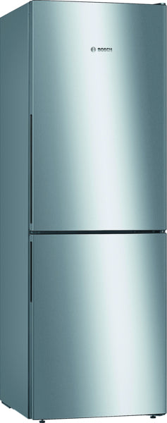 Bosch Bosch Serie 4 KGV33VLEA réfrigérateur-congélateur Pose libre 289 L Acier inoxydable