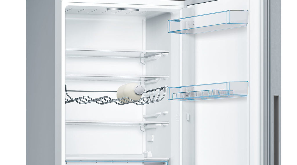 Bosch Bosch Serie 4 KGV33VLEA réfrigérateur-congélateur Pose libre 289 L Acier inoxydable