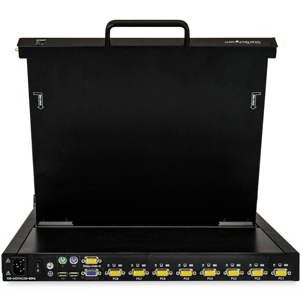 StarTech.com RKCONS1708K support d'ordinateurs 43,2 cm (17") 1280 x 1024 pixels Acier Noir 1U - vue 3