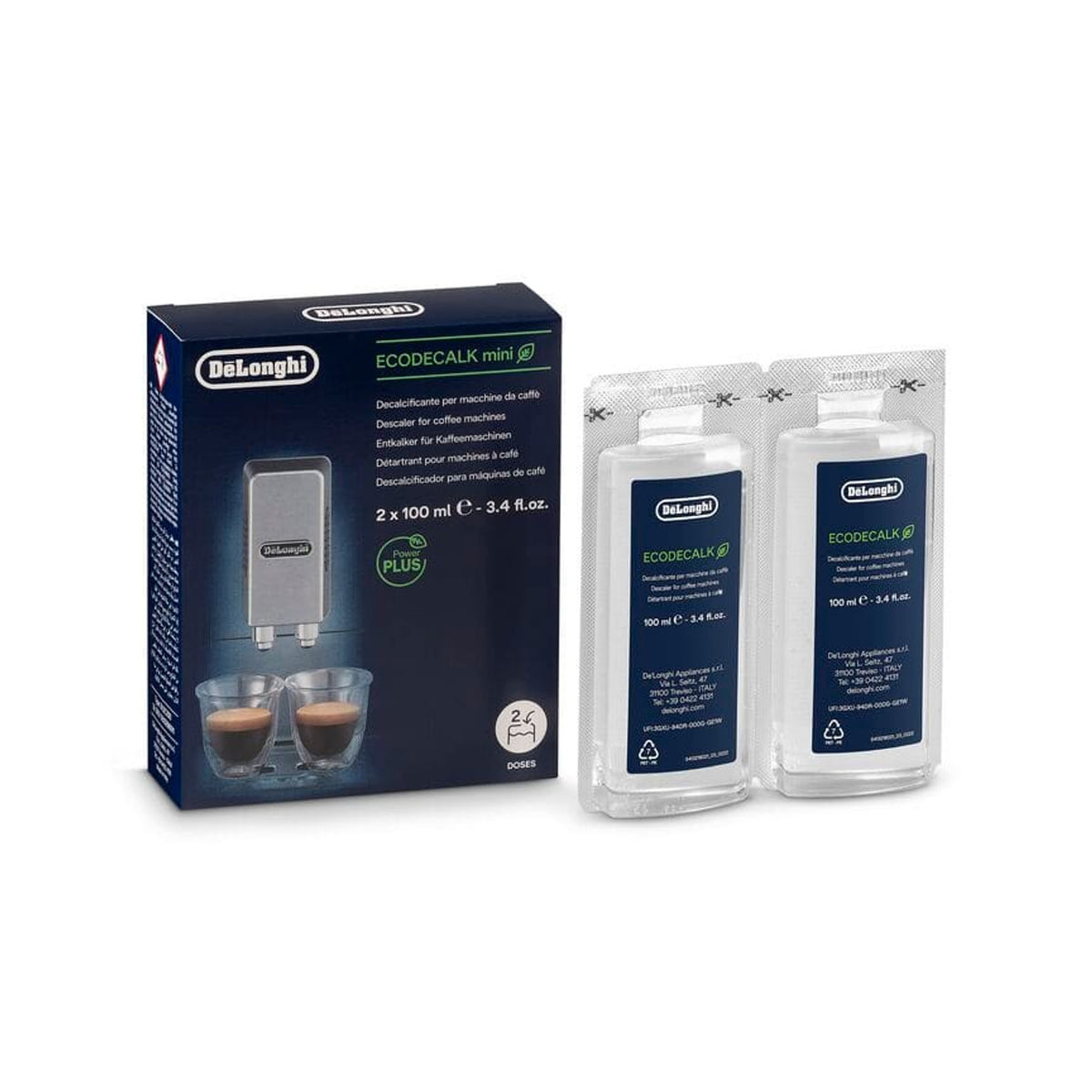 Delonghi Détartrant ECODECALK 2 x 100 ML pour machine à café