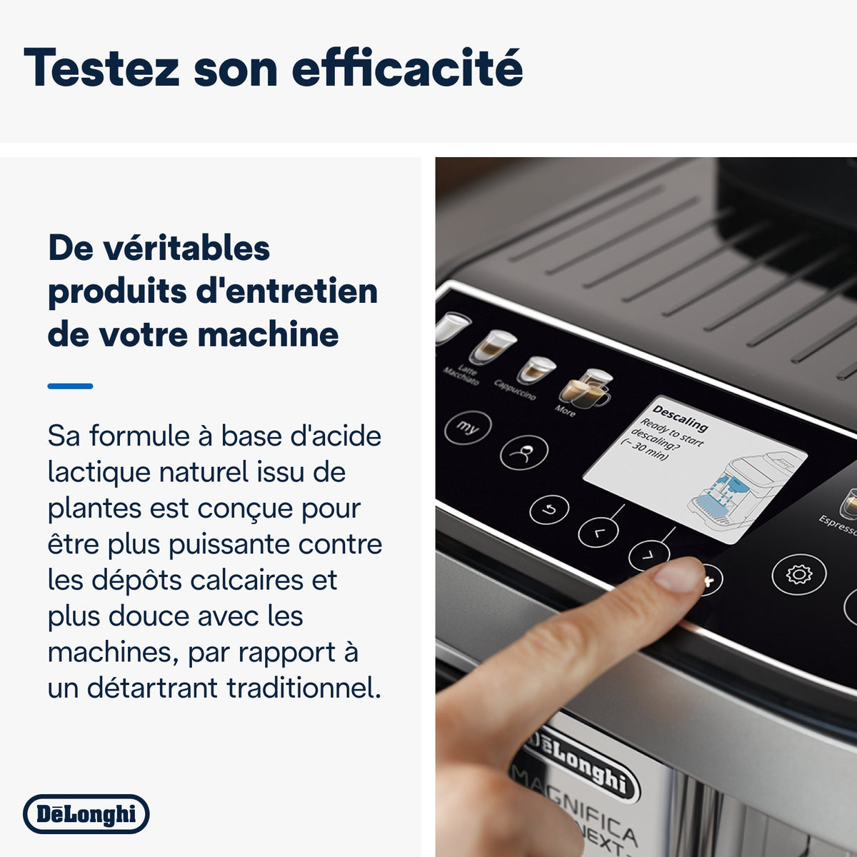 Delonghi Détartrant ECODECALK 2 x 100 ML pour machine à café