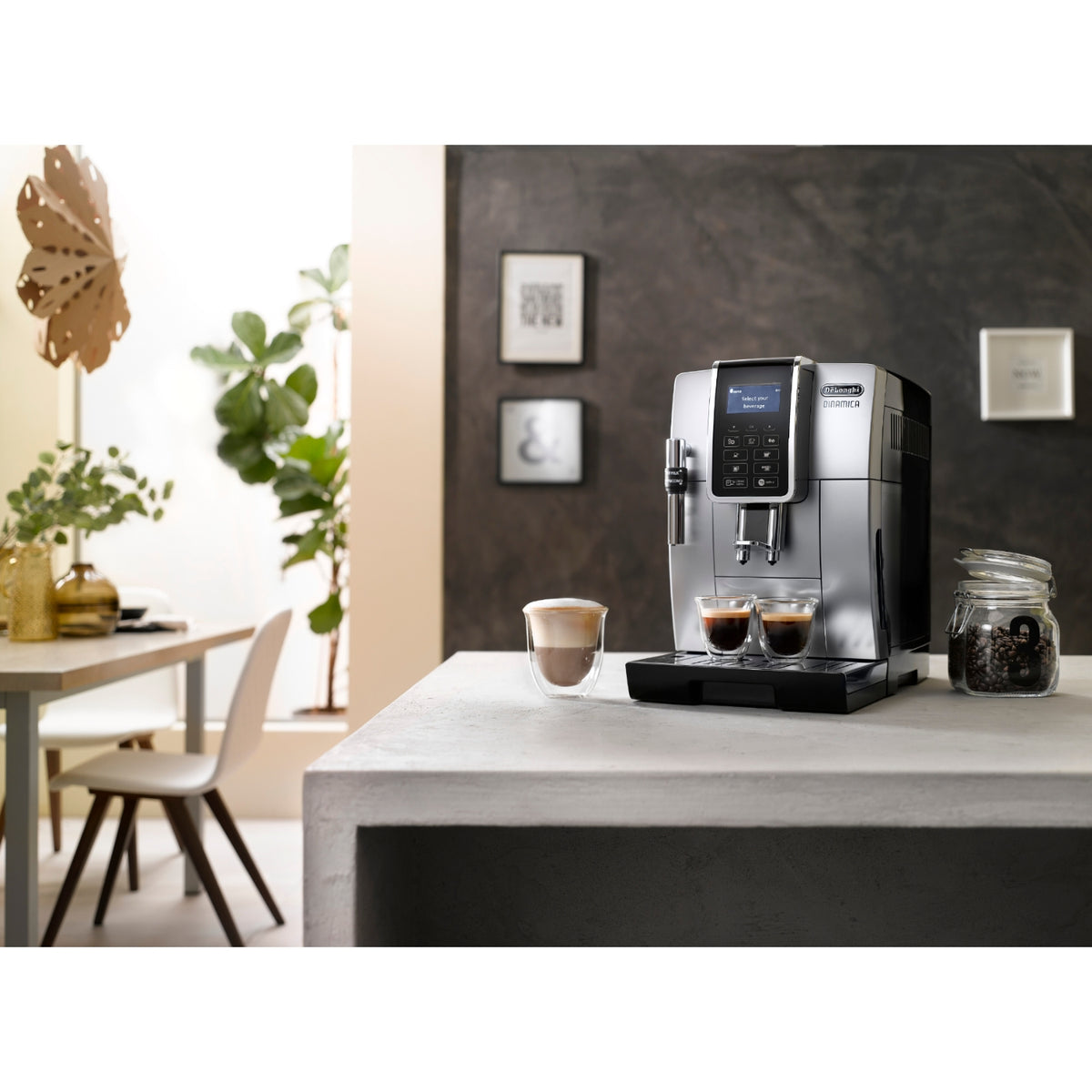 Delonghi Machine à café avec broyeur FEB3535.SB