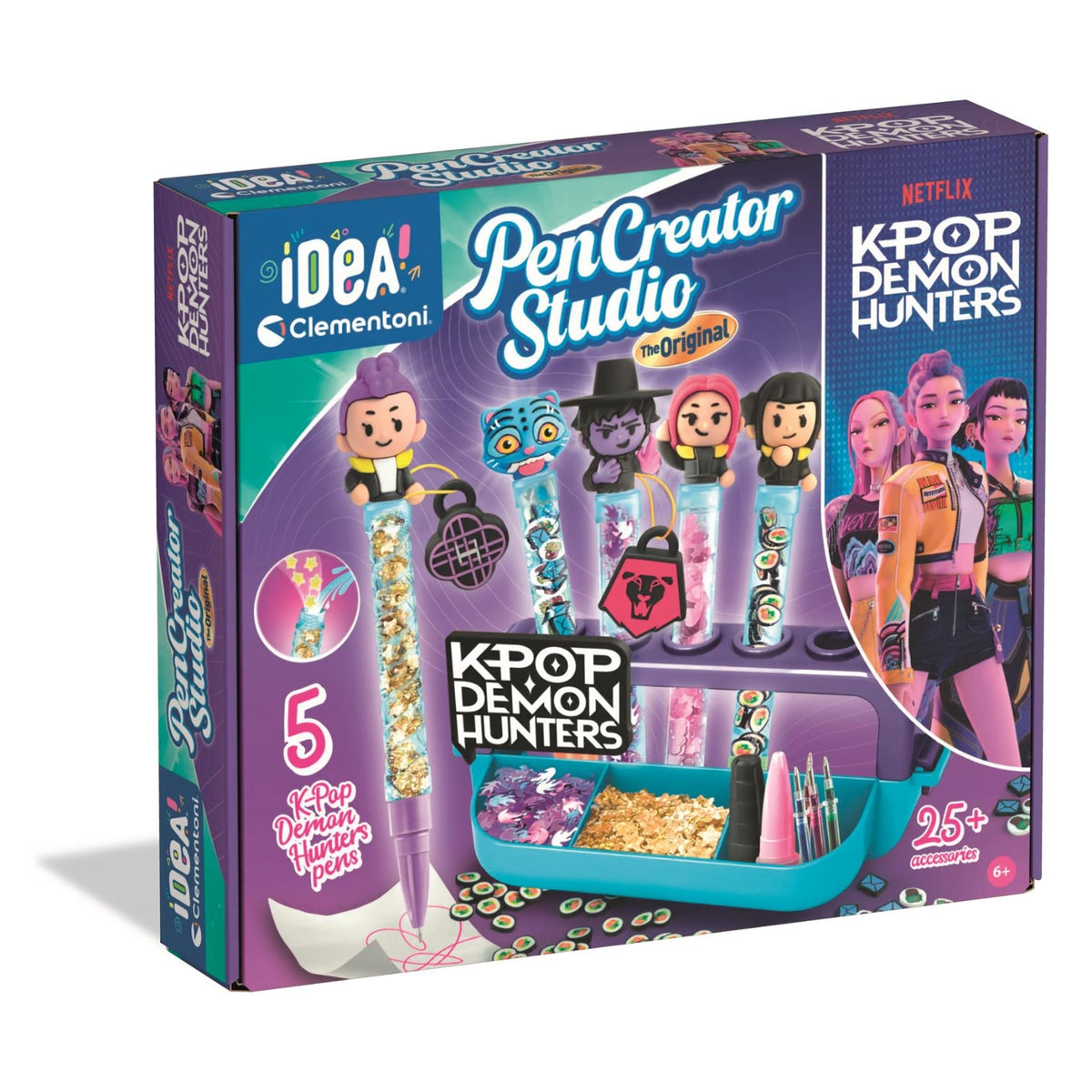 Clementoni Kit Créatif Pen Creator Studio K-Pop Demon Hunters