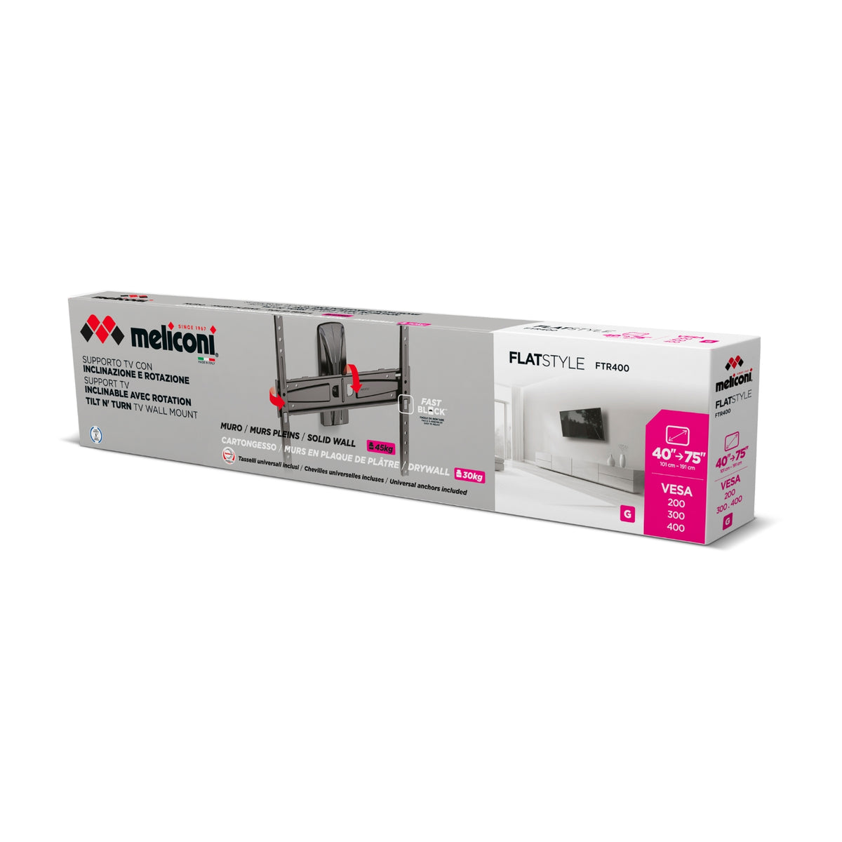 Meliconi Support TV FTR400 - VESA 200/300/400