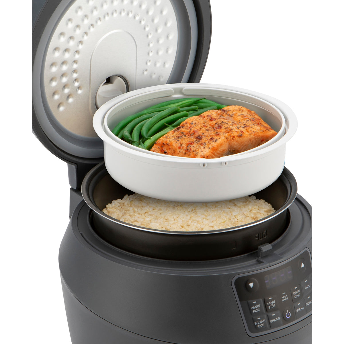 Nutribullet Cuiseur de riz 6 modes de cuissons - 2,4L - Noir - NBRC605DG