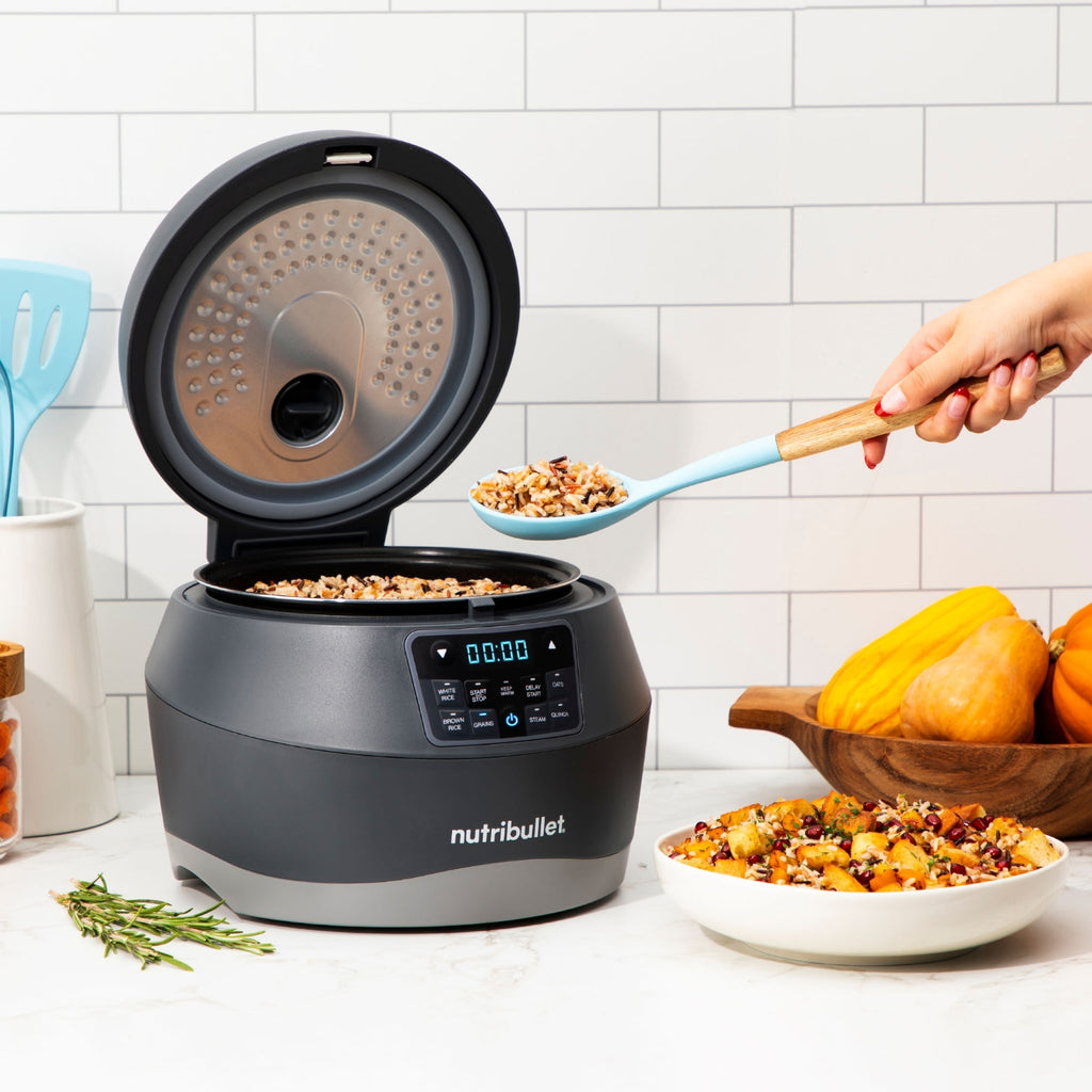 Nutribullet Cuiseur de riz 6 modes de cuissons - 2,4L - Noir - NBRC605DG