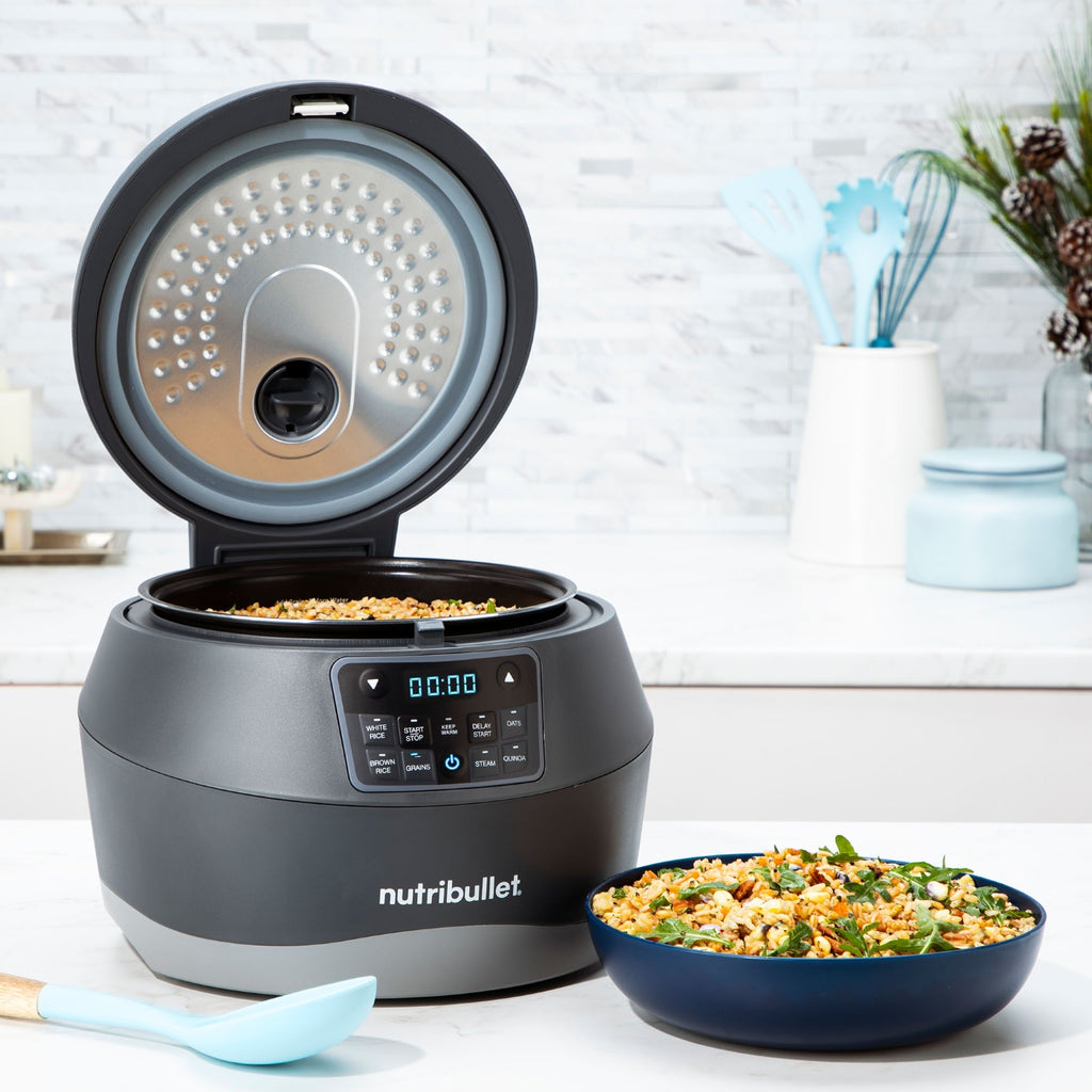 Nutribullet Cuiseur de riz 6 modes de cuissons - 2,4L - Noir - NBRC605DG