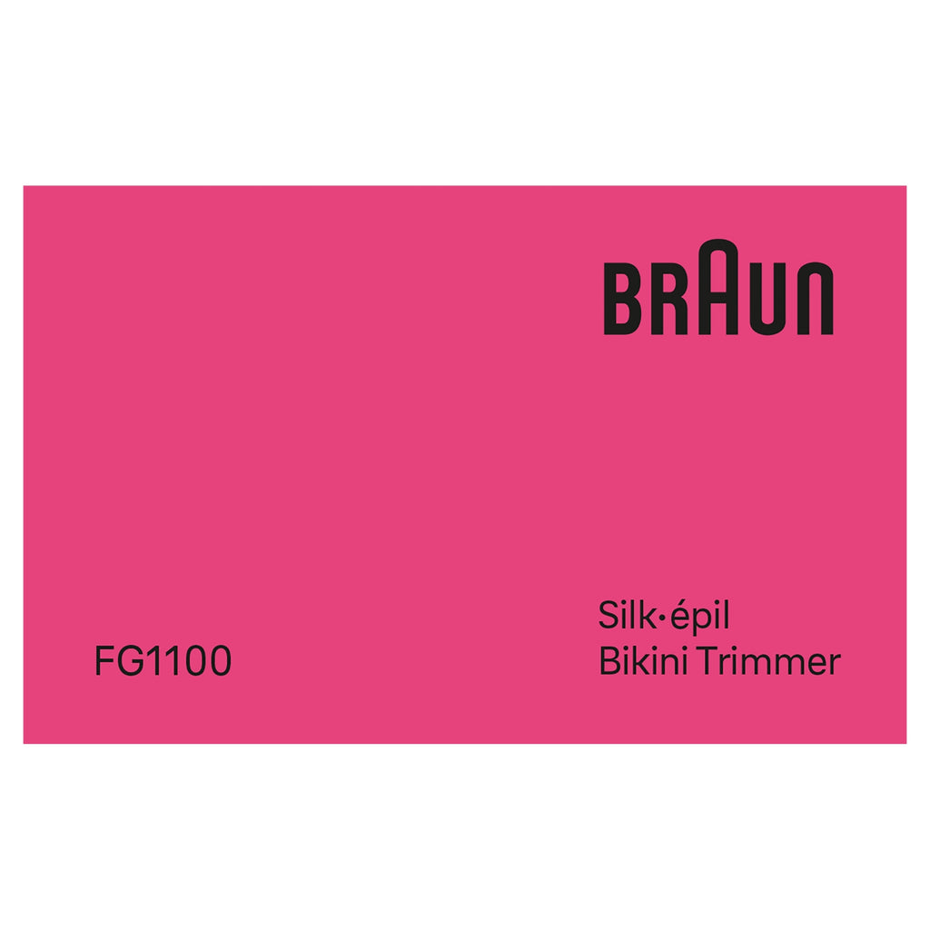 Braun Tondeuse Bikini Silk épil FG1100