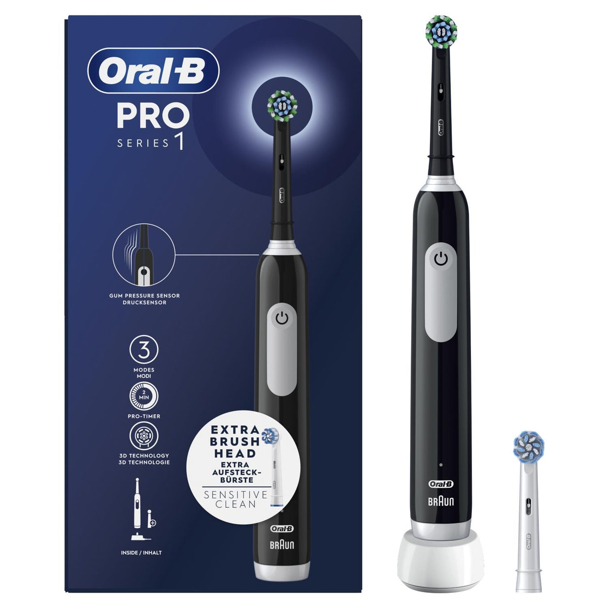 Oral-b Brosse à dents électrique Pro Series 1 - Noire