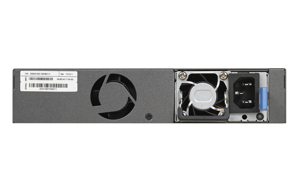 NETGEAR XSM4316S Géré L3 10G Ethernet (100/1000/10000) 1U Noir - vue 3