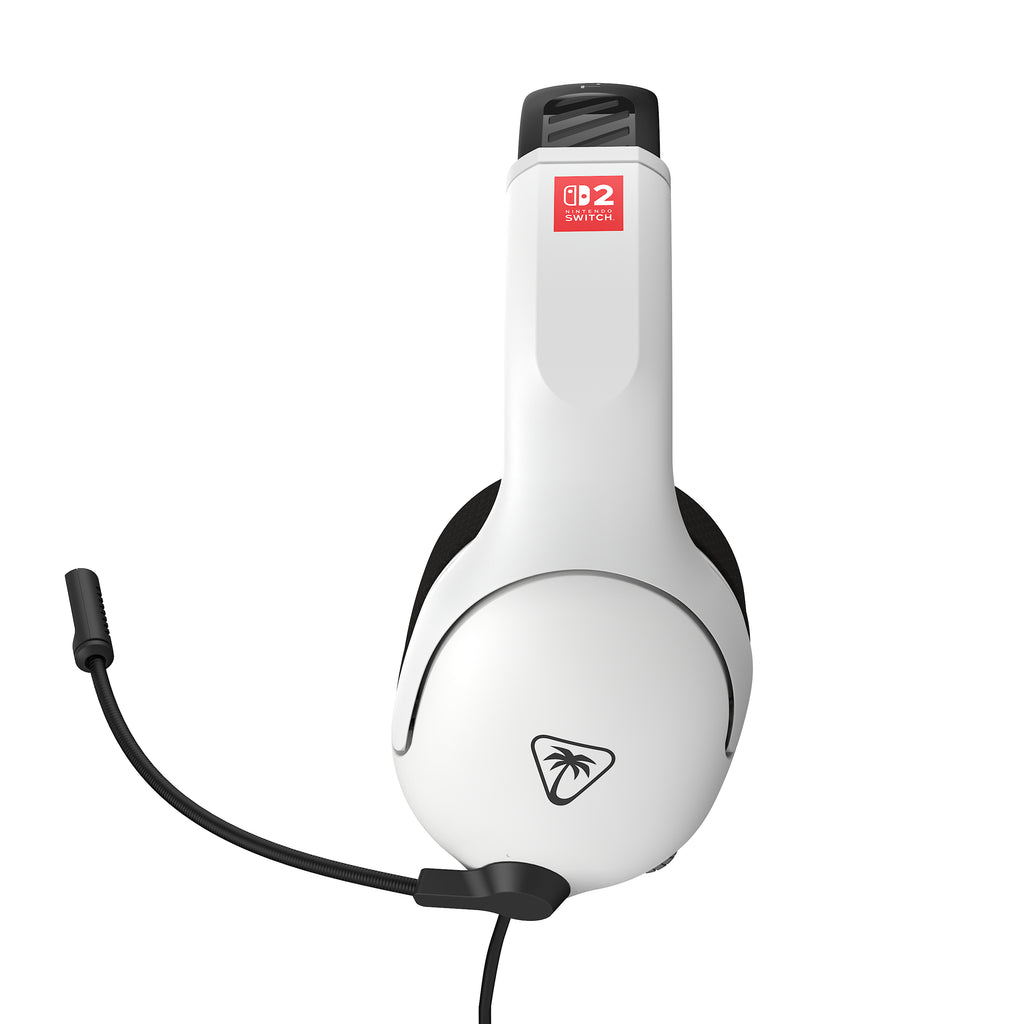 Turtle Beach Turtle Beach Airlite Fit Noir et Blanc Casque de gaming filaire sous licence officielle pour Nintendo Switch 2, Nintendo Switch, Lite - Modèle OLED