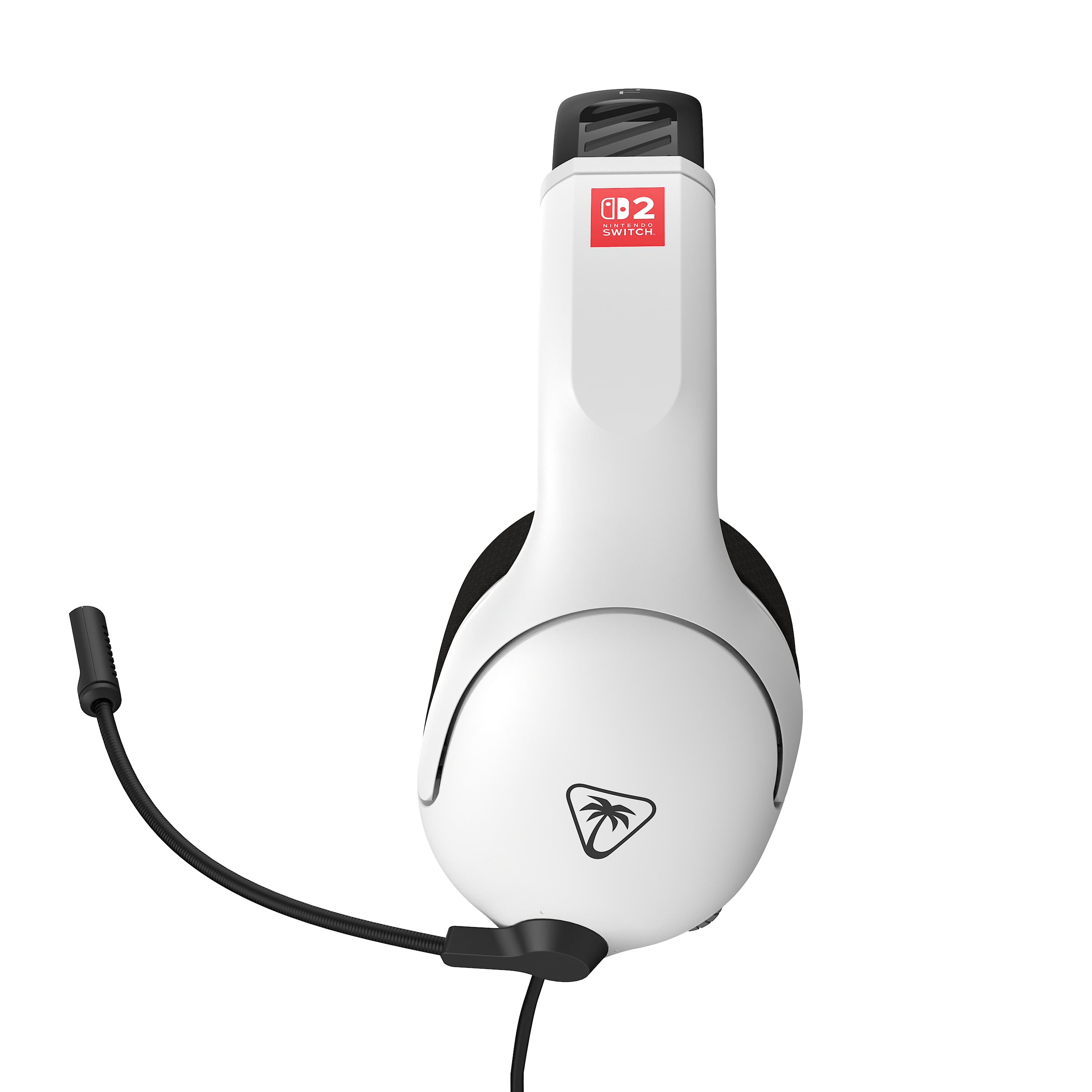 Turtle Beach Turtle Beach Airlite Fit Noir et Blanc Casque de gaming filaire sous licence officielle pour Nintendo Switch 2, Nintendo Switch, Lite - Modèle OLED