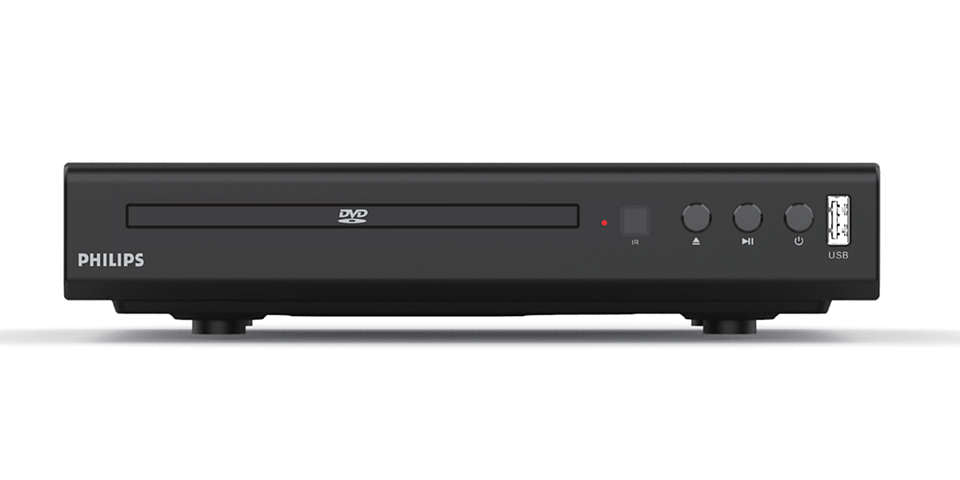 Philips 2000 series TAEP200 DVD player Noir