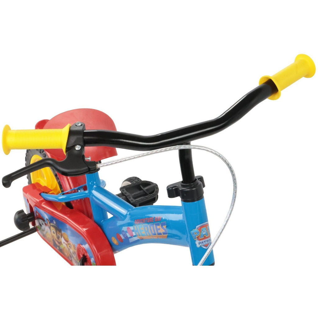 Nickelodeon Vélo enfant 12'' avec stabilisateurs La Pat' Patrouille + casque