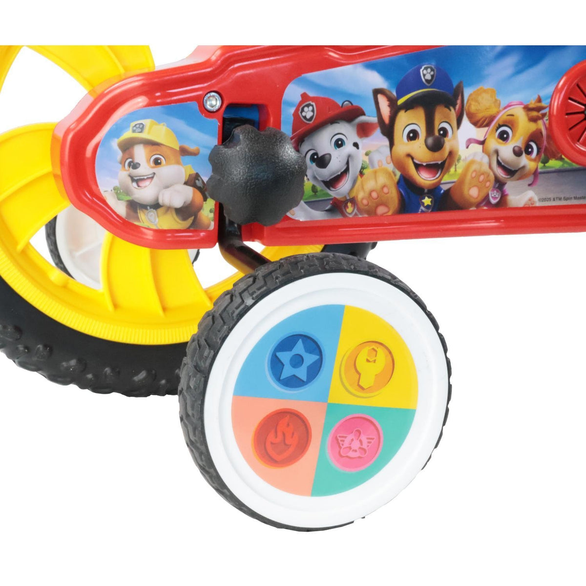 Nickelodeon Vélo enfant 12'' avec stabilisateurs La Pat' Patrouille + casque
