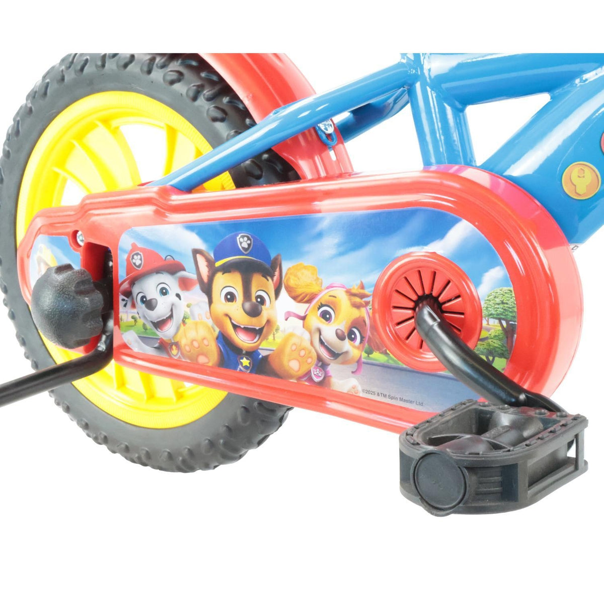 Nickelodeon Vélo enfant 12'' avec stabilisateurs La Pat' Patrouille + casque