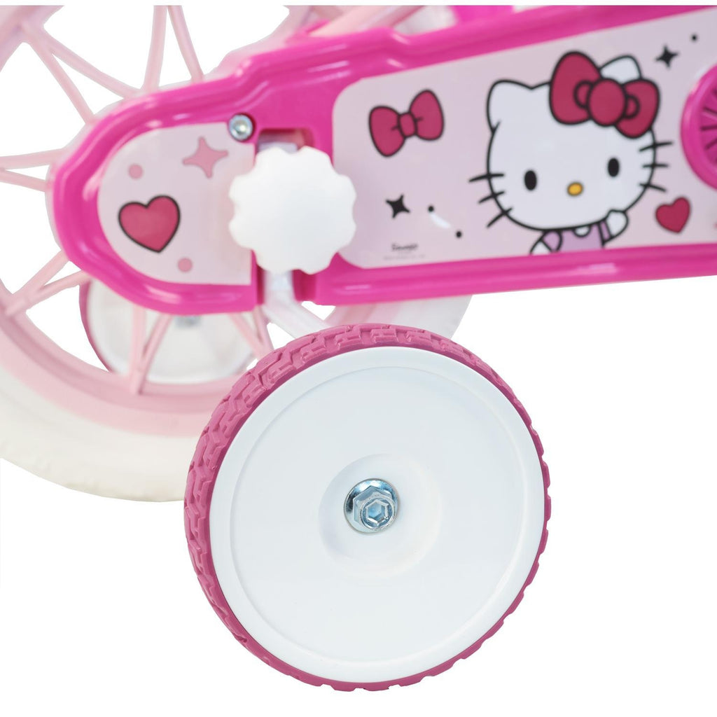 Vélo enfant 12'' Hello Kitty + casque