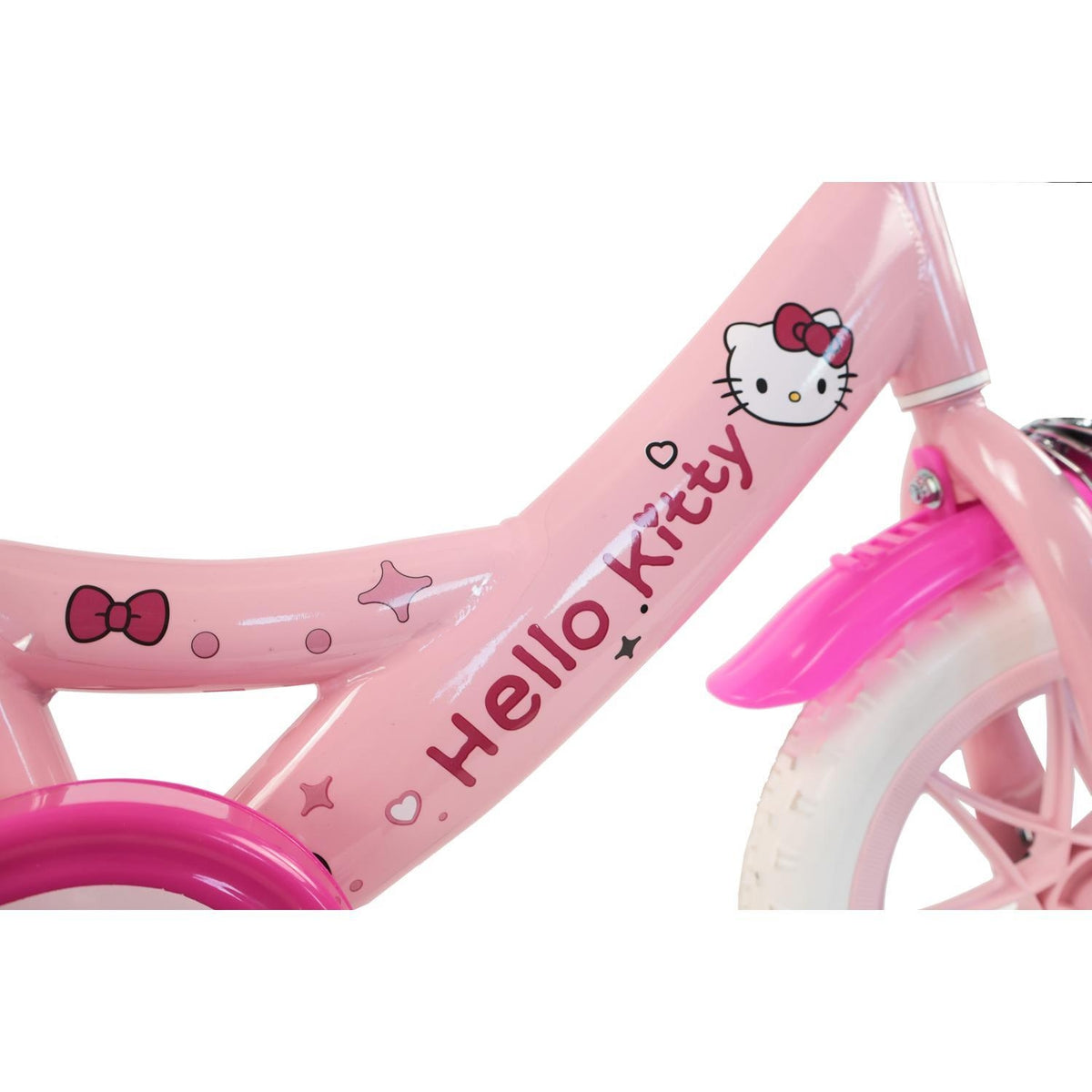 Vélo enfant 12'' Hello Kitty + casque