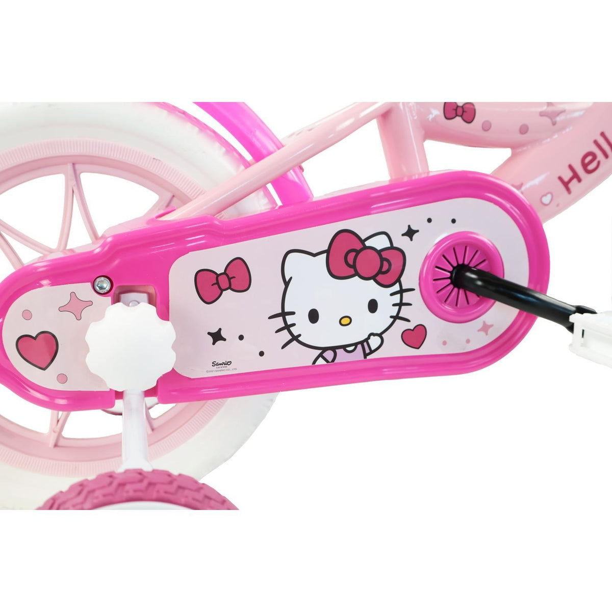 Vélo enfant 12'' Hello Kitty + casque