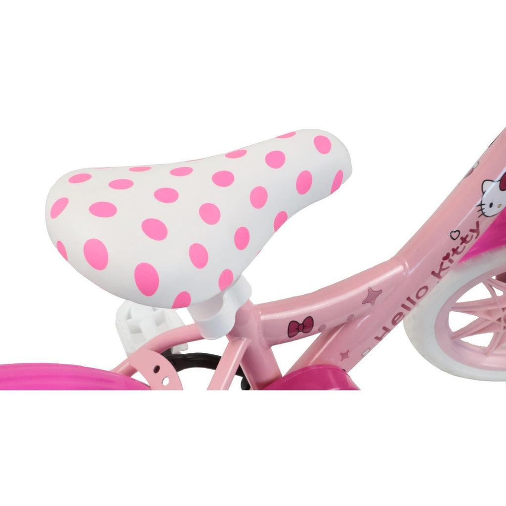 Vélo enfant 12'' Hello Kitty + casque