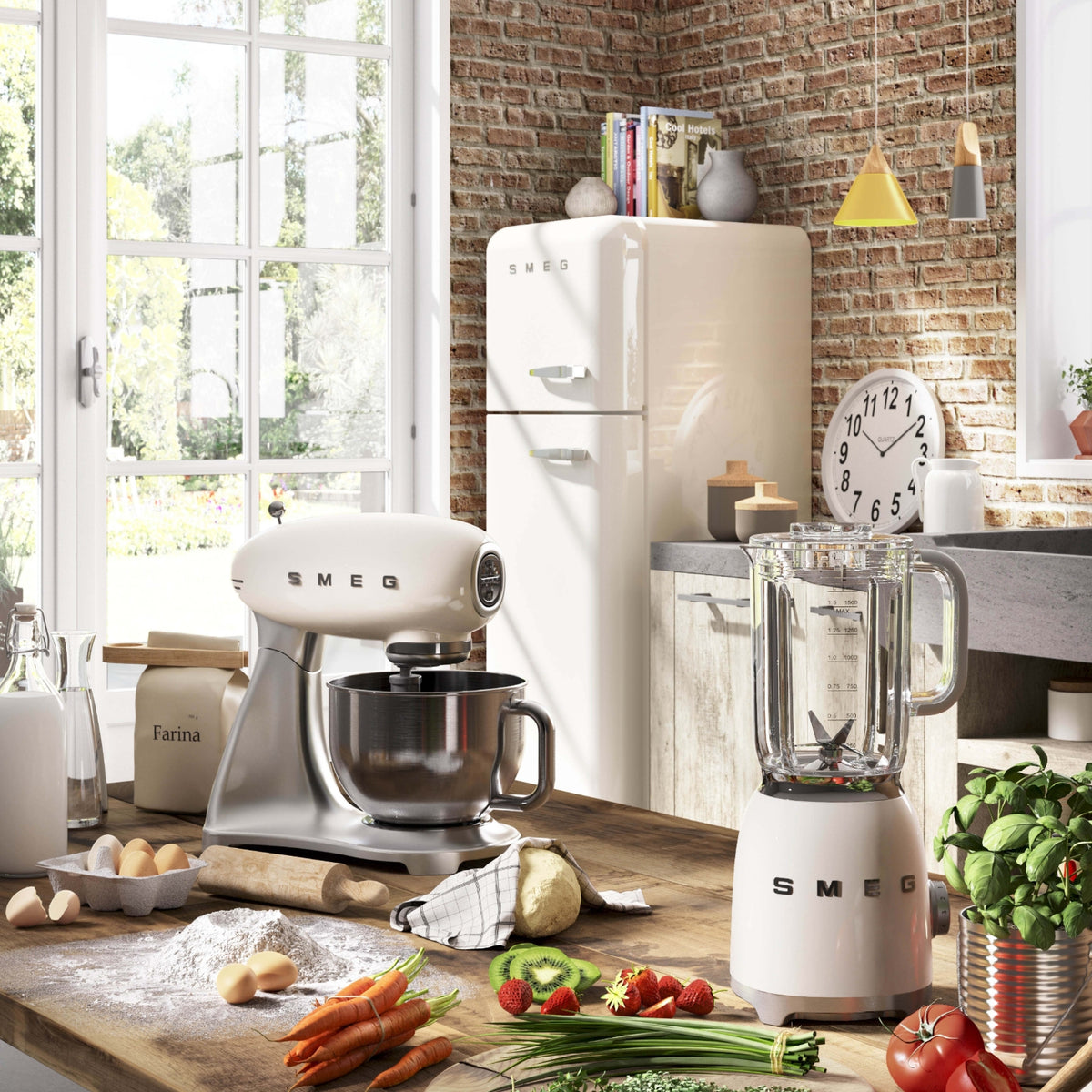 SMEG Robot pâtissier SMF02BLEU