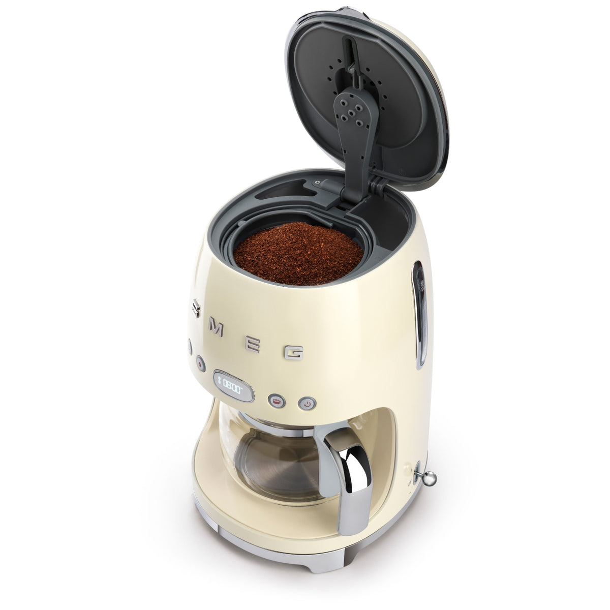 SMEG Cafetière filtre années 50 DCF02CREU Crème