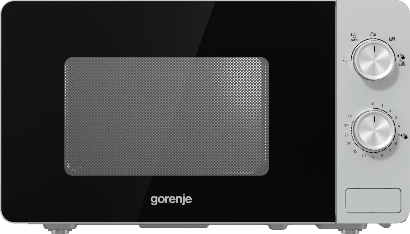 Gorenje MO17E1S micro-onde Noir, Acier inoxydable Micro-onde simple Sur toute la gamme 17 L 700 W