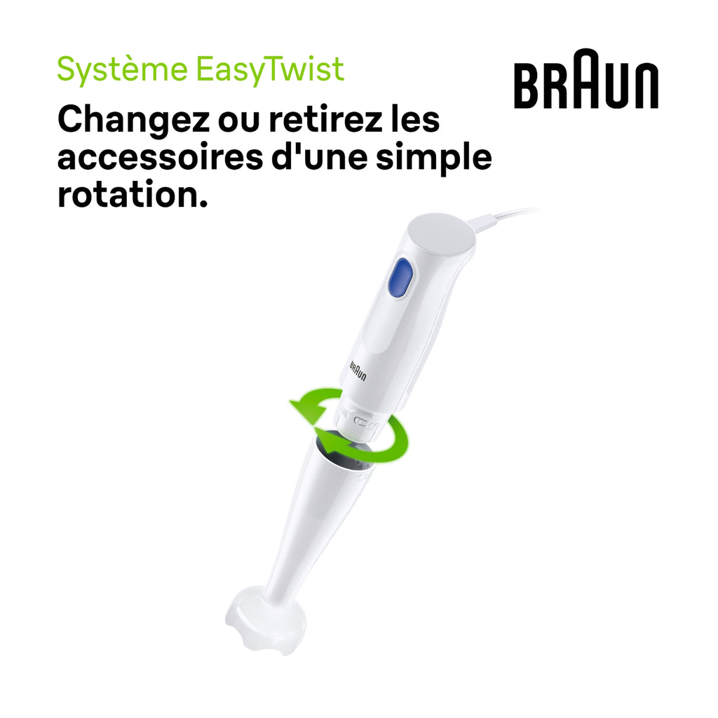 Braun Mixeur plongeant MQ10.00PWH