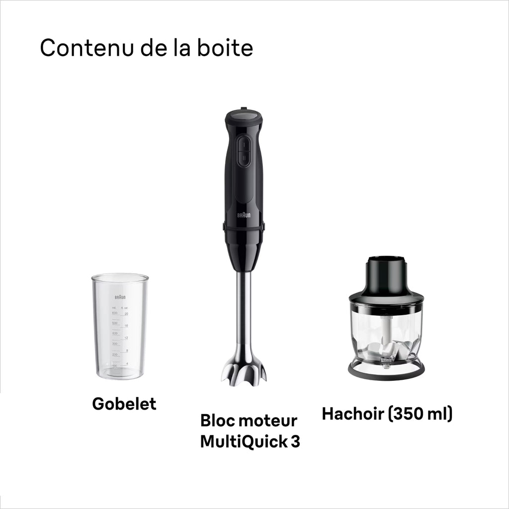 Braun Mixeur Plongeant MQ30201M