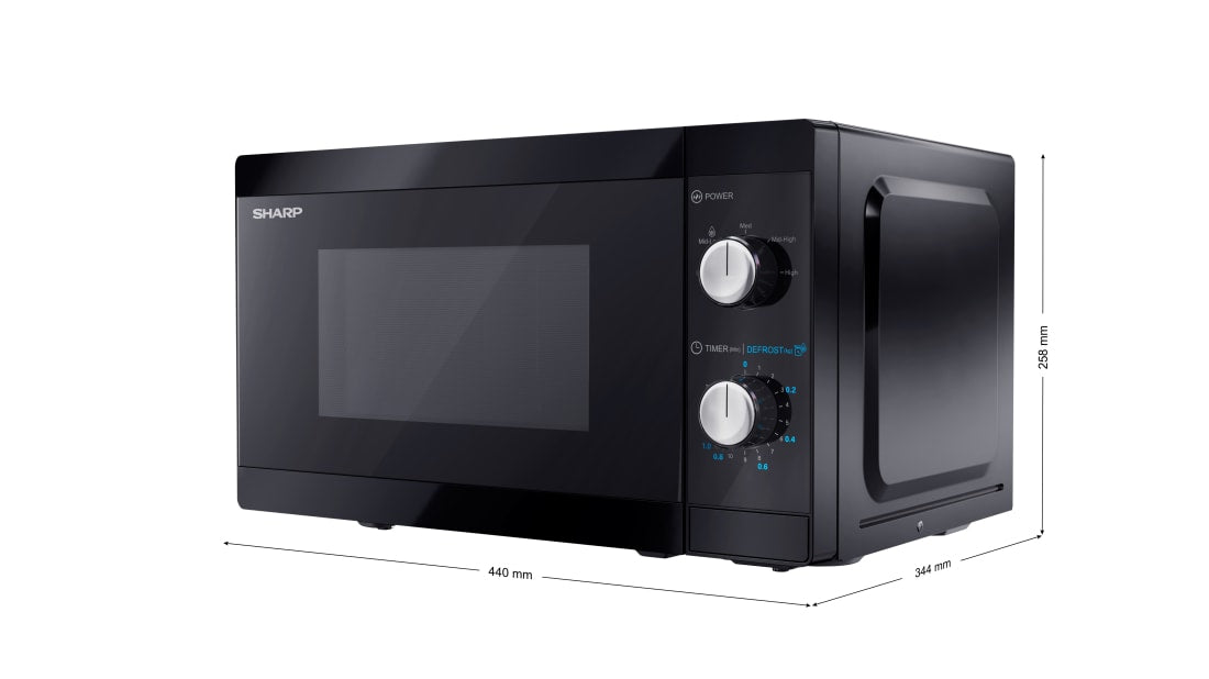 Sharp YC-MS01E-B micro-onde Noir Micro-onde simple Comptoir 20 L 800 W