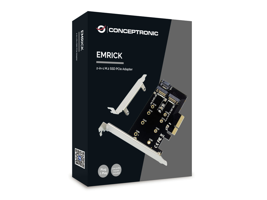 Conceptronic EMRICK04B carte et adaptateur d'interfaces Interne M.2