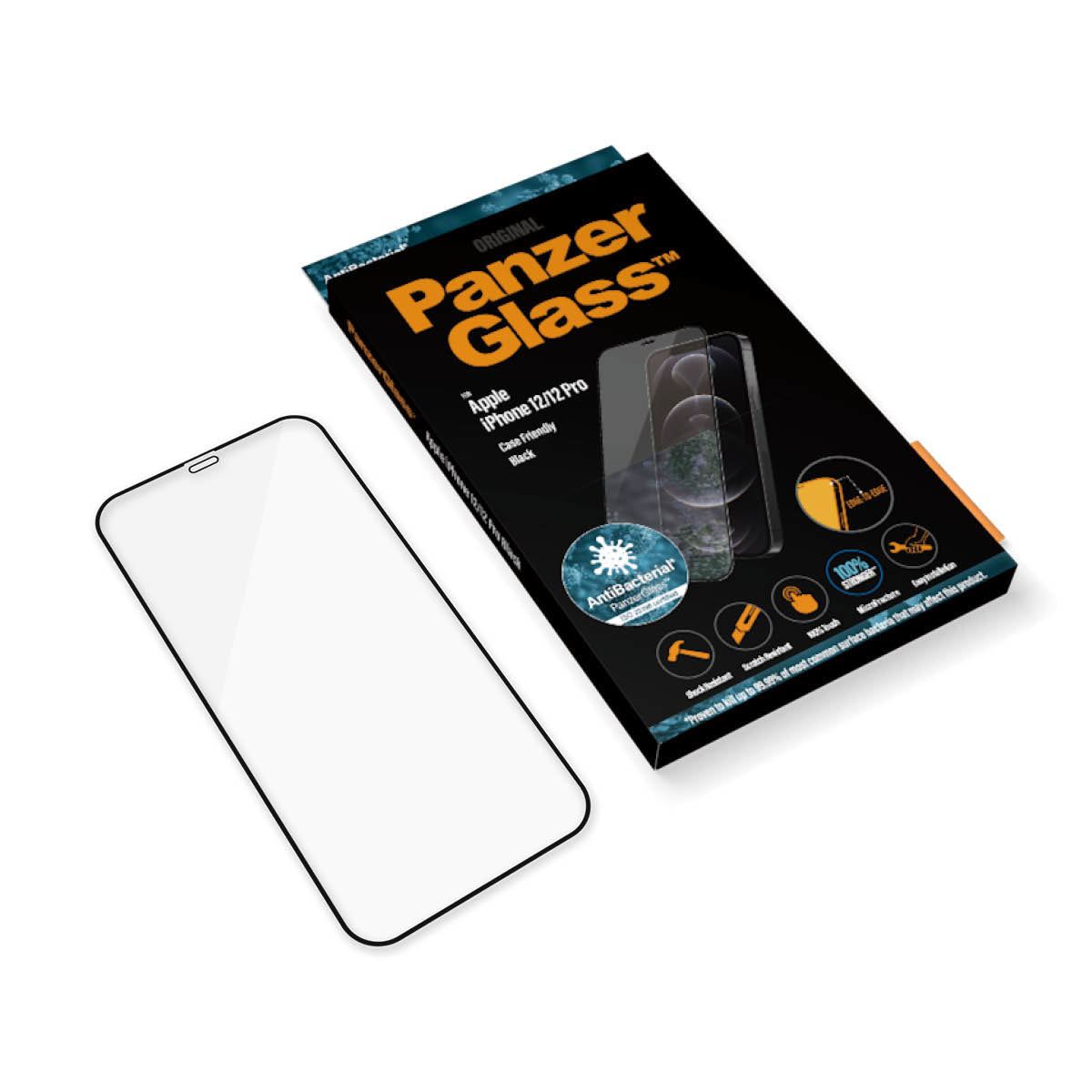 PanzerGlass ® Screen Protector iPhone 12 | 12 Pro | Edge-to-Edge Protection d'écran transparent Apple 1 pièce(s)