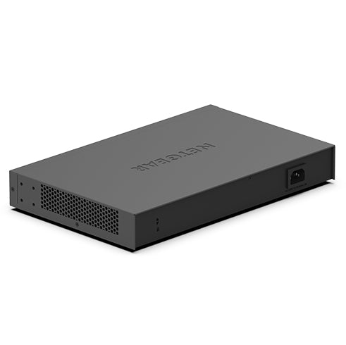 NETGEAR GS516PP Non-géré Gigabit Ethernet (10/100/1000) Connexion Ethernet, supportant l'alimentation via ce port (PoE) Bleu, Gris