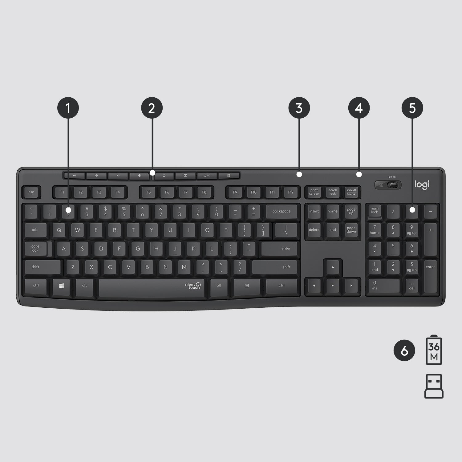 Logitech MK295 Silent