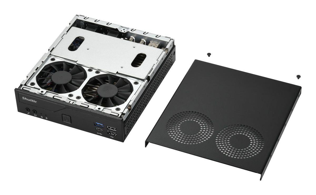 Shuttle XPC Slim DH610V2 Mini PC Barebone 1,35L, Intel H610 LGA 1700, Noir