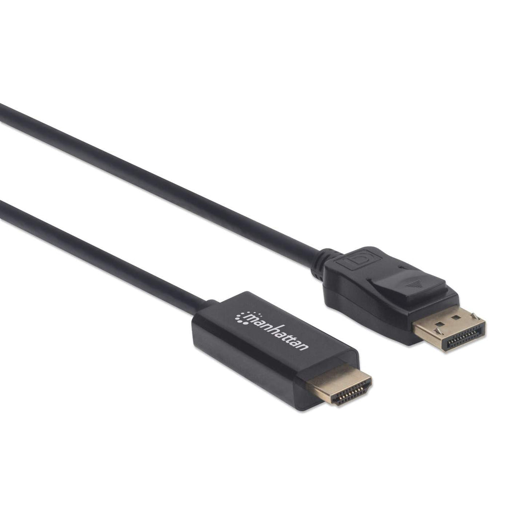 Manhattan Câble DisplayPort 1.1 vers HDMI, 1080p 60Hz, 1m, Mâle vers Mâle, Noir