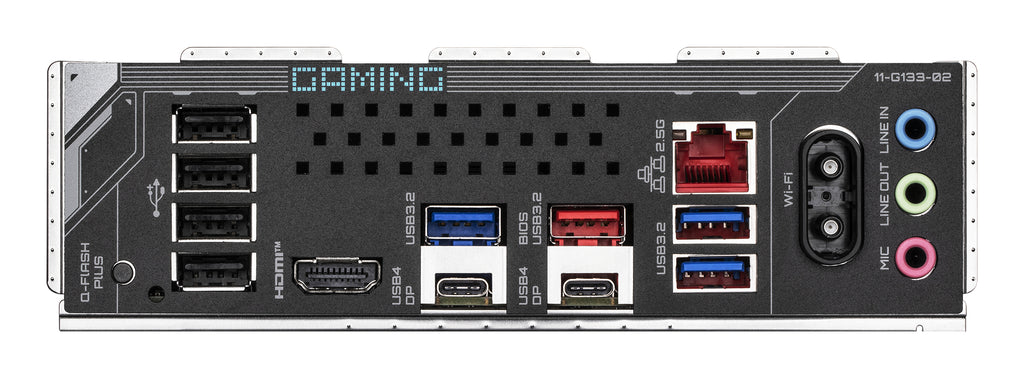 GIGABYTE X870 GAMING X WIFI7 Carte Mère - Prend en charge les processeurs AMD Ryzen 9000, 16+2+2 phases VRM, jusqu'à 8000MHz DDR5 (OC), 1xPCIe 5.0 + 2xPCIe 4.0, Wi-Fi 7, LAN 2,5GbE, USB 4
