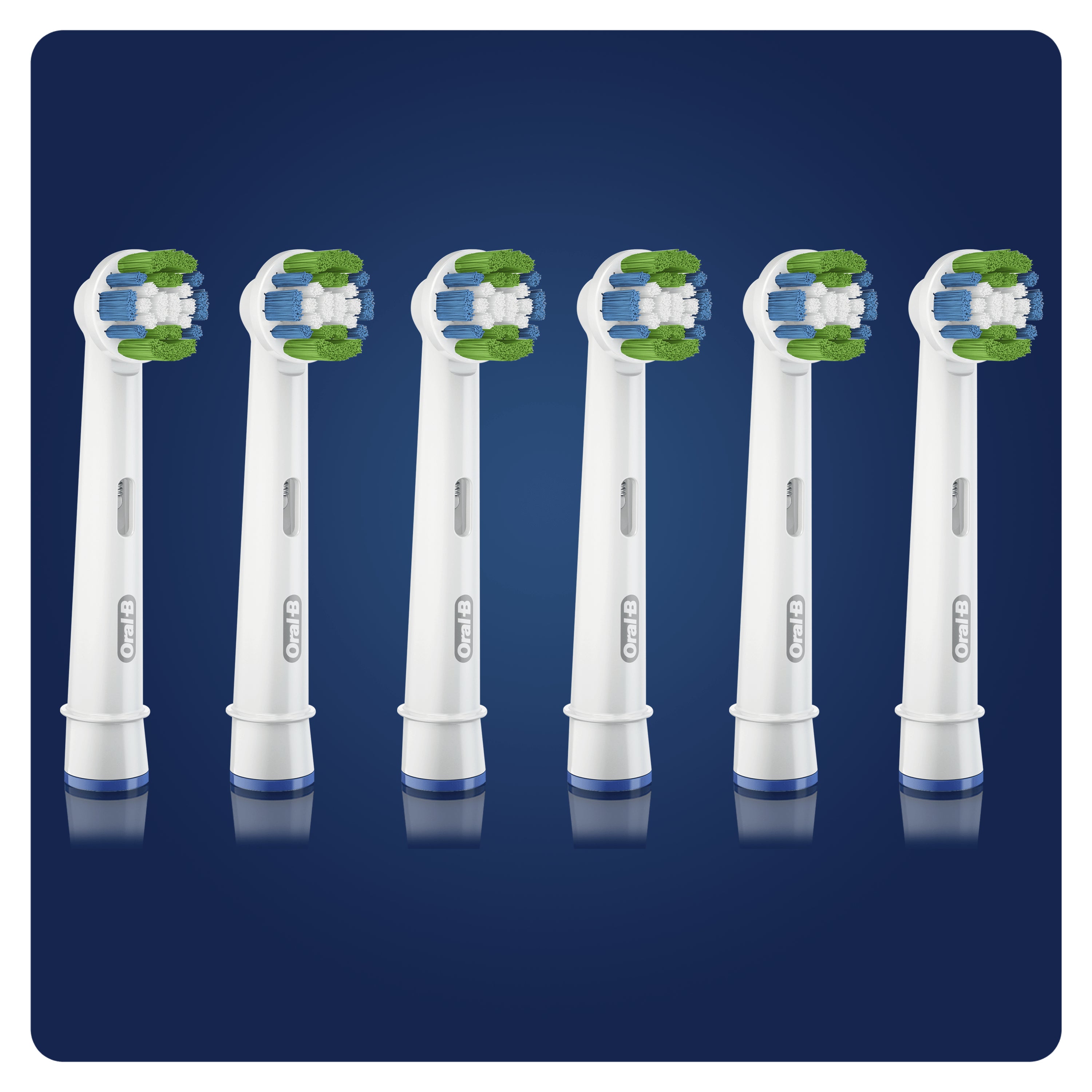 Oral-B Precision Clean 80339528 tête de brosses 6 pièce(s) Blanc