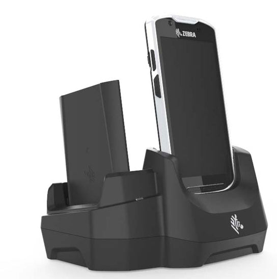 Zebra CRD-TC5X-2SETH-02 Organiseur de station de chargement Autonome Plastique Noir