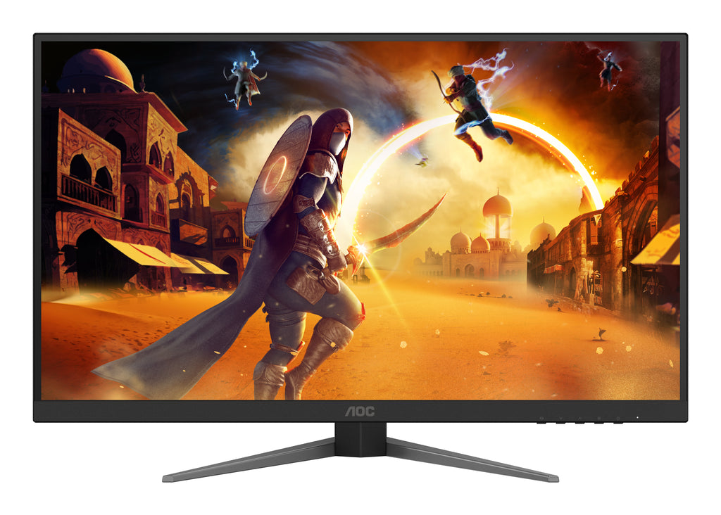 AOC G4 U27G4XM Écran Gaming 27" 4K UHD MiniLED 3840 x 2160 pixels, 160Hz, 1ms, Noir et Rouge