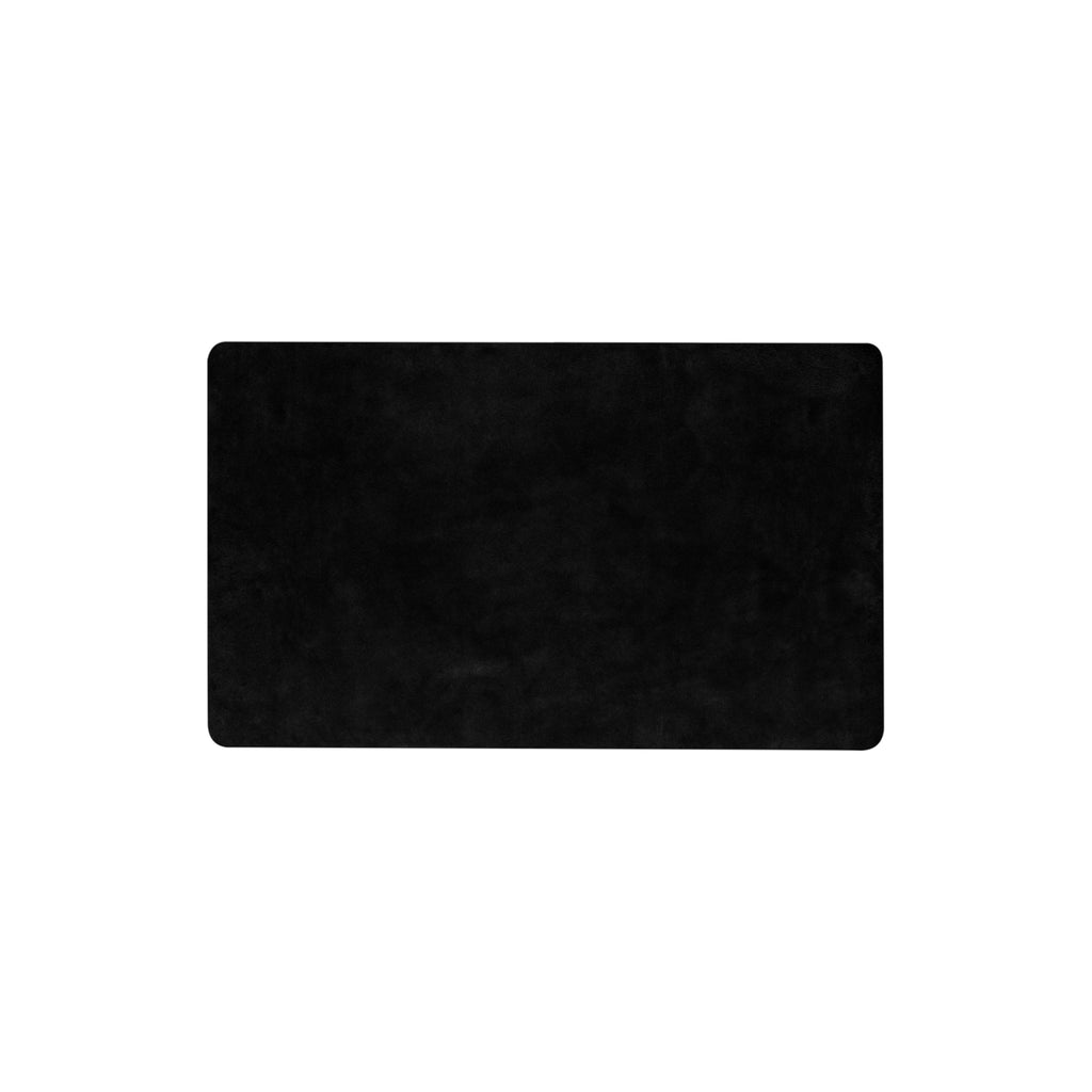 Tapis de Souris et Sous-main COSMGTBL1213 en Cuir Pleine Fleur, Noir