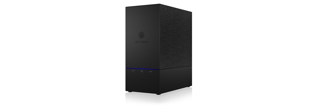 ICY BOX IB-RD3621-C31 boîtier de disques 0 To Bureau Noir