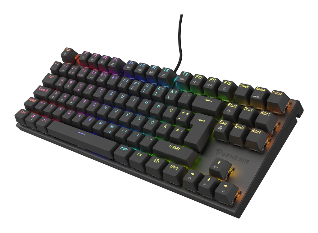 GENESIS Thor 303 TKL clavier Gaming USB QWERTZ Allemand Noir