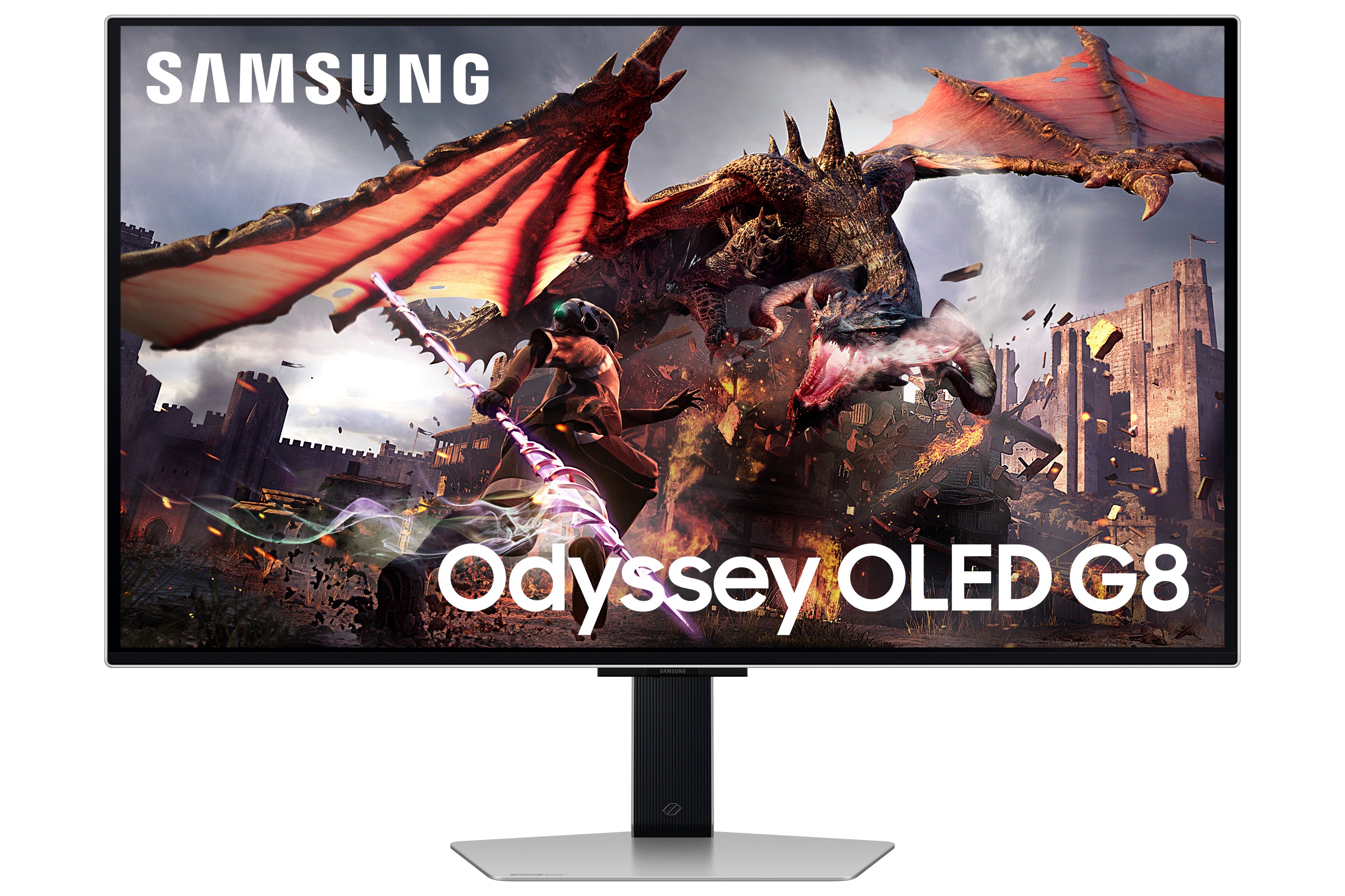 Samsung Samsung G80SD écran plat de PC 81,3 cm (32") 3840 x 2160 pixels 4K Ultra HD OLED Argent