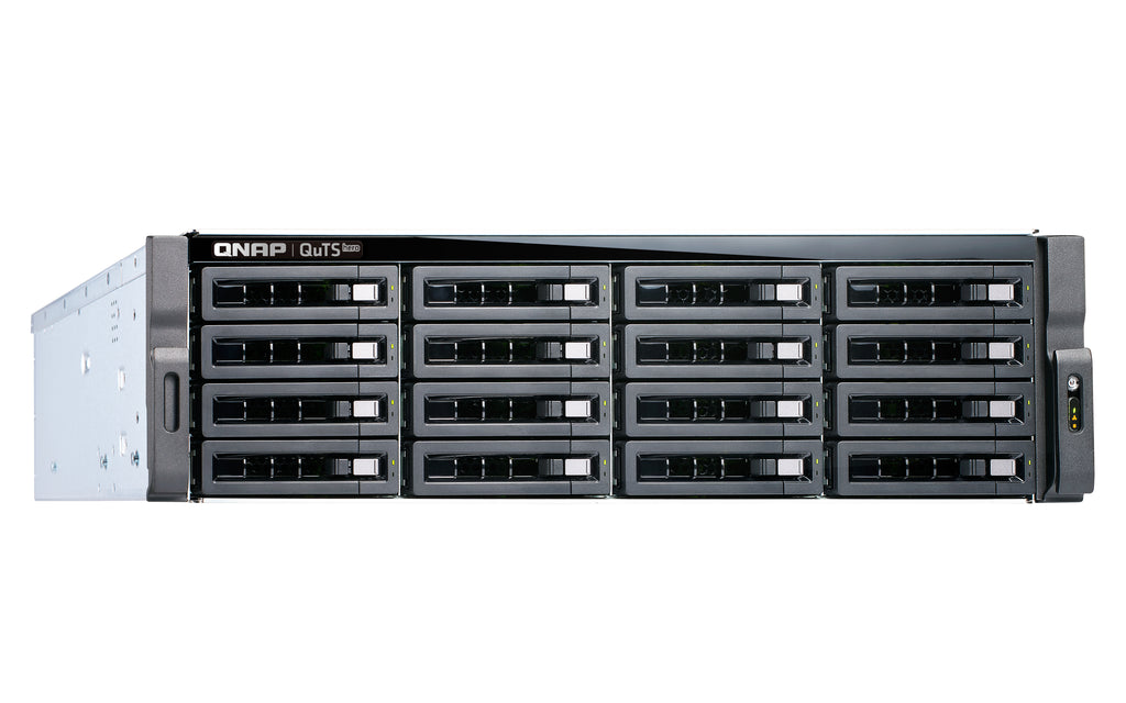 QNAP TS-h1683XU-RP NAS Rack 3U Intel Xeon E E-2236 128 Go DDR4 QuTS hero Noir