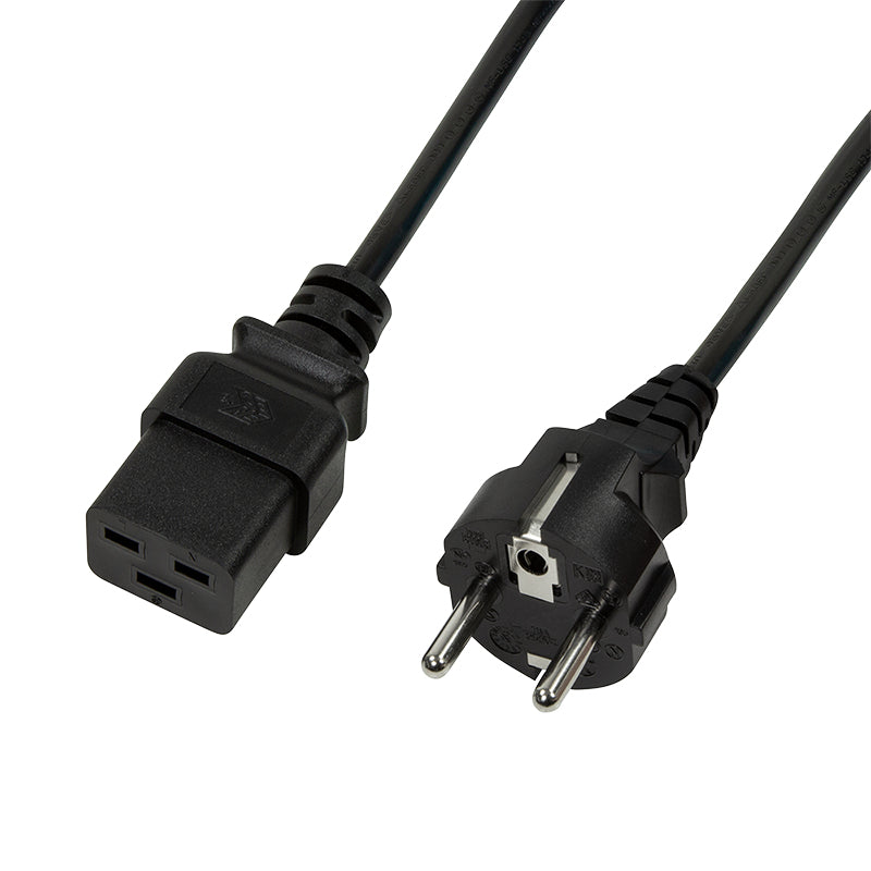 LogiLink CP152 câble électrique Noir 1,8 m CEE7/7 IEC C19