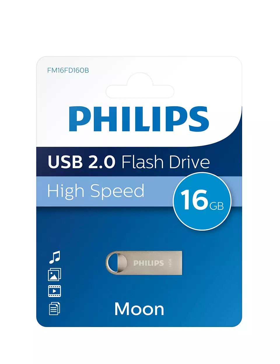 Philips FM16FD160B lecteur USB flash 16 Go USB Type-A 2.0 Argent