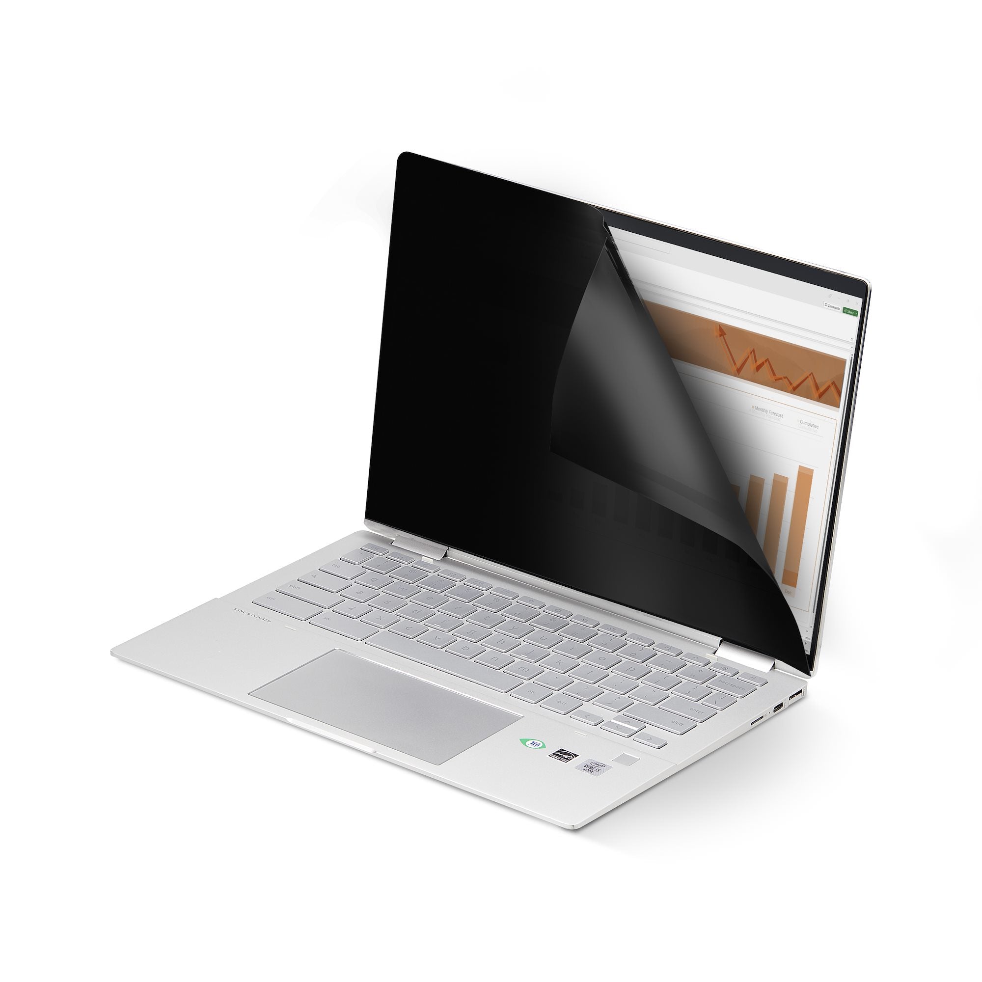 StarTech.com Filtre de Confidentialité Tactile de 14" 16:10, Écran de Confidentialité/Filtre Antireflet, Protecteur d'Écran d'Ordinateur Portable avec Réduction de 51% de la Lumière Bleue, Rabattable
