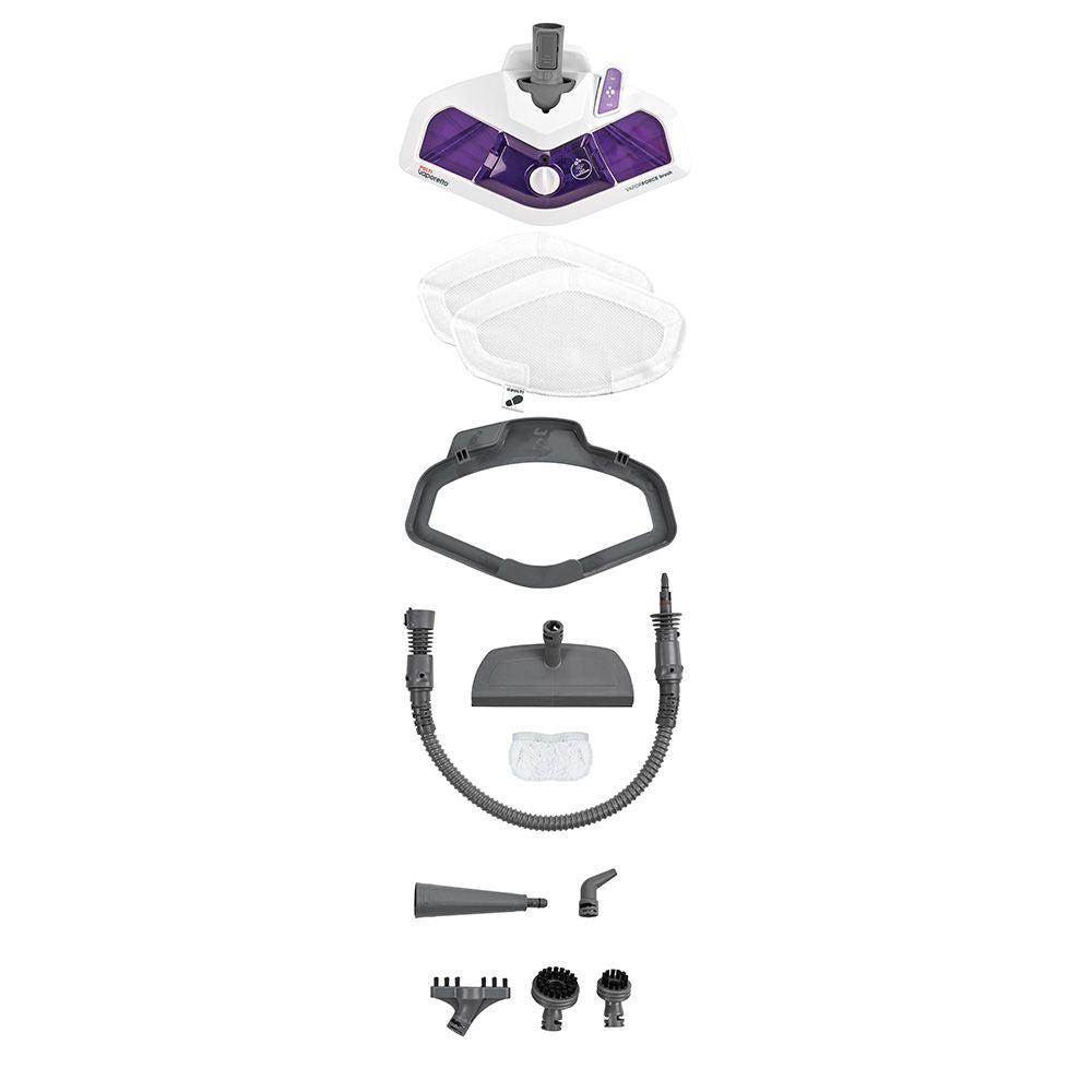 Polti Vaporetto SV440_Double Steam mop 0,3 L 1500 W Violet, Blanc