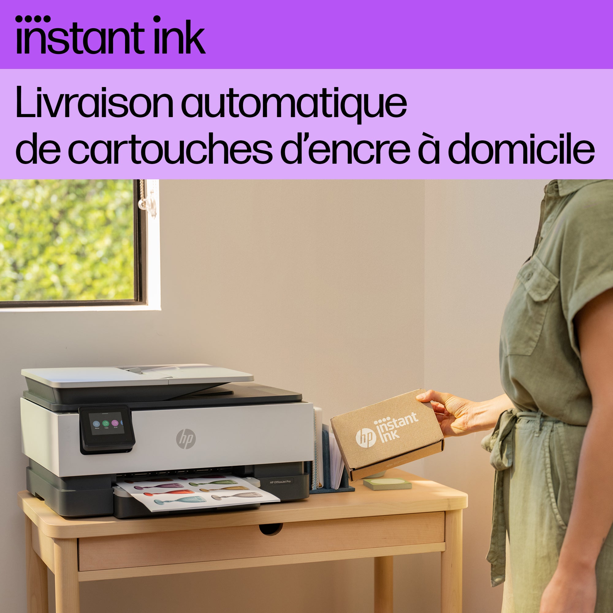 HP OfficeJet Pro 8132e Sans fil All-in-One Couleur Imprimante, Instant Ink; Impression recto-verso